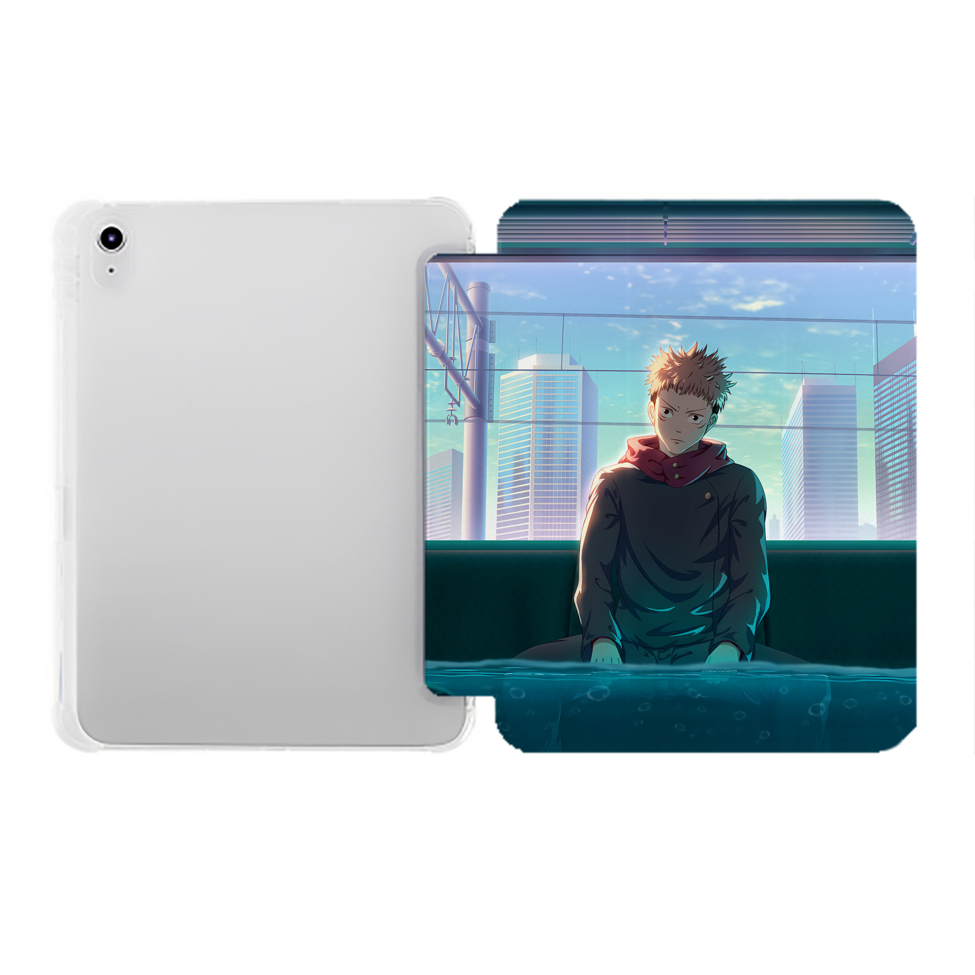 （画像用） SPY×FAMILY间谍家家酒 IPad ケース ペン収納付き 三つ折りスタンド PUレザー×シリコン 対応機種9.5/10.5/10.9インチ